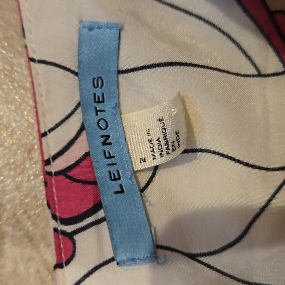 Anthropologie Leifnotes Floral Print Mini Skirt - Picture 4 of 7